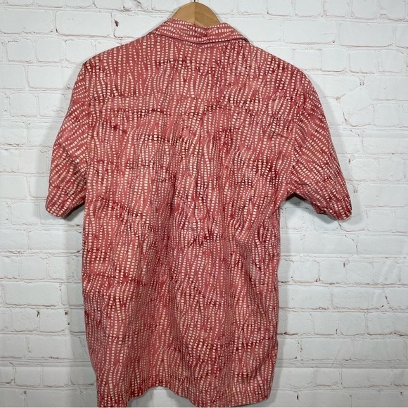 Orton Brothers Shirt Men Small Orange Hawaiian Casual Short Sleeve Button Up - Picture 7 of 9